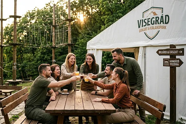 Visegrád Kalandpark kötélpálya – Csapatépítő - Céges rendezvények