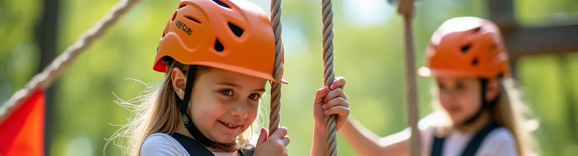 Gyerekzsúr és születésnap a Visegrád Kalandparkban – kötélpálya, Water Ball és sok más program